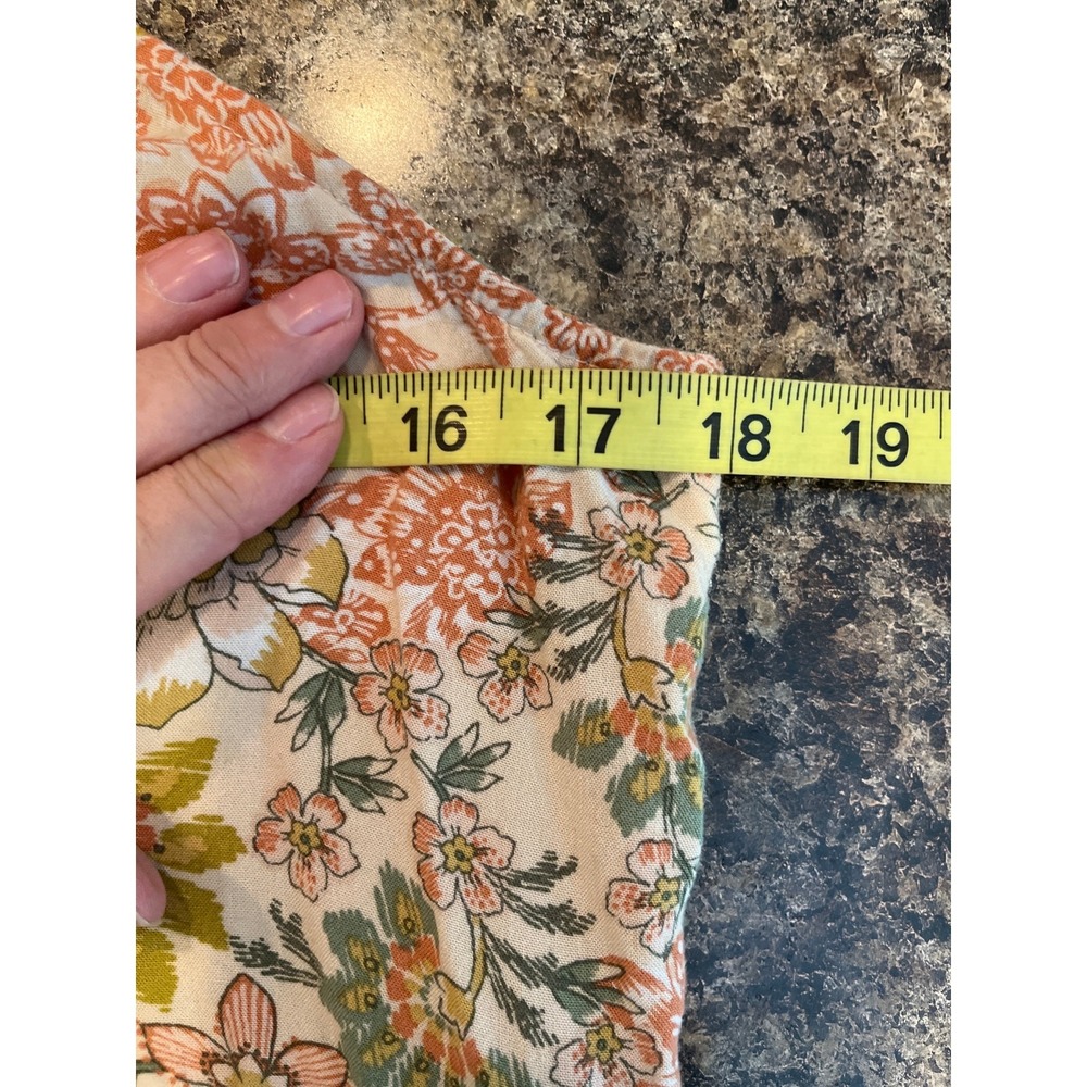 Boho Floral Maxi Dress Small Sleeveless Tiered Cottagecore Beach Flowy - Picture 11 of 12